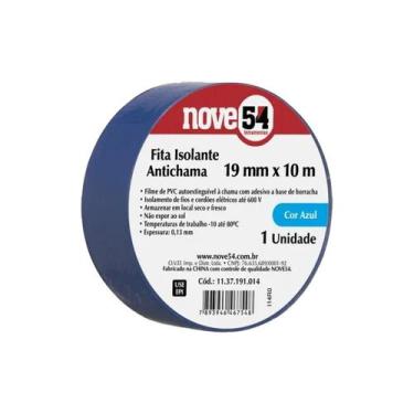 Imagem de Fita isolante 19mmx10m azul 954 - VONDER