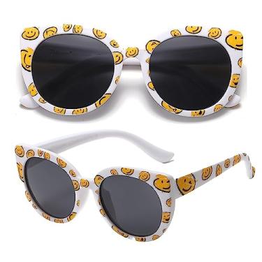 Imagem de PolarSpex Óculos de sol infantis – Óculos de sol polarizados com proteção UV olho de gato com armação inquebrável para meninas de 2 a 8 anos