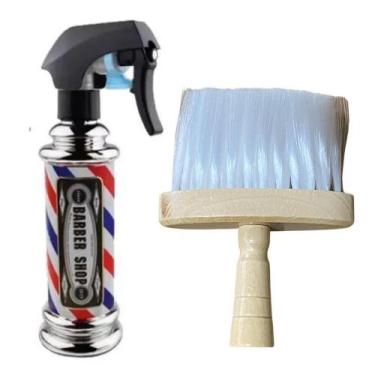 Imagem de Borrifador Barber Shop 200ml + Espanador Pincel Barbeiro - Leste Capas