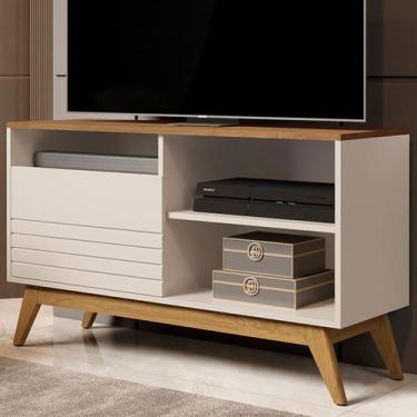 Imagem de Rack para TV Até 42 Polegadas Fenix Wood 1 Porta 1 Prateleira Off Whit