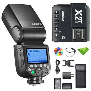 Imagem de Godox V860III-N c/X2T-N Trigger Flash para Nikon Speedlite Speedlight 7.2V/2600mAh Bateria Li-ion, 2.4G Wireless HSS 1/8000 1.5s Tempo de Reciclagem 10 Níveis Luz de Modelagem LED para Nikon