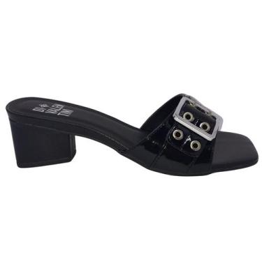 Imagem de Tamanco Di Valentini Verniz Preto - 41602, 38, Verniz preto