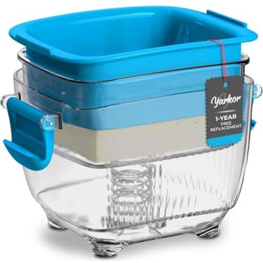 Imagem de Tofu Press, remova facilmente a água do tofu em 10 a 20 minutos para mais delicioso, espremedor de tofu pode ser lavado na lava-louças, escorredor de tofu e coador