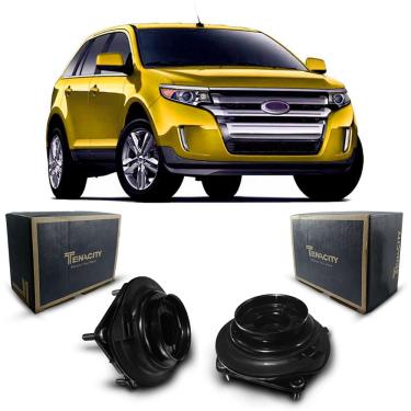 Imagem de Par Coxim Batente Batedor Suporte Reparo Superior Amortecedor Dianteiro Ford Edge 2008 2009 2010 2011 2012 2013 2014
