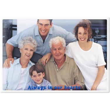 Imagem de Telha fotográfica comemorativa cerâmica Bethel Custom Waterproof 18cm