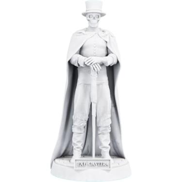 Imagem de Estátua Exu Caveira Imagem Umbanda Candomblé (Cor Mármore)