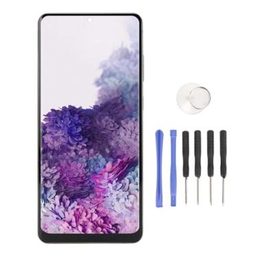Imagem de Para Substituição de Tela OLED S20 Plus, 6.7in TFT Touch Screen Digitador Assembly Com Ferramentas de Reparo, Para S20 Plus SM G986B SM G986U SM G985F (Prata)
