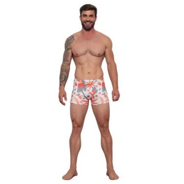 Imagem de Sunga Boxer de Praia Masculina Estampada Lançamento Verão - MEU BIQUIN