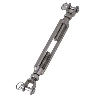 Imagem de Esticador Em Aço Inox 10mm Cabo De Aço Corda Corrente Arame - Abrolhos