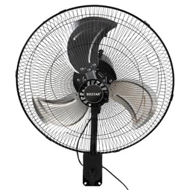 Imagem de BEESTAR Ventilador De Parede Oscilante De 18 Polegadas, Industrial, Para Ambientes Internos, Com 3 Velocidades, Ventilador De Metal Resistente De Alta Velocidade Para Armazéns, Estufas E Porões, Pr