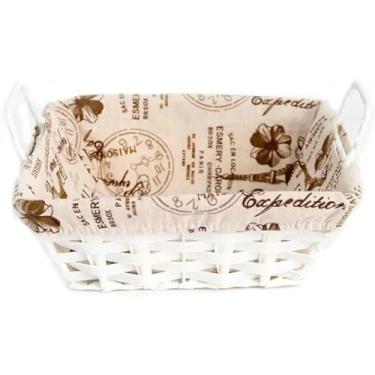 Imagem de CESTA CAFE PÃES PARIS QUADRADA 20 x 25 x 11cm