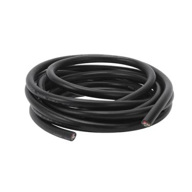 Imagem de Hihaha Fio de terra elétrico automotivo 10FT preto TC 1 peça 18AWG 6 condutores totalmente isolados e revestimento de toque macio universal