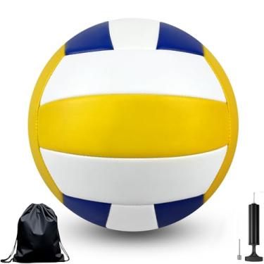 Imagem de HolyElks Voleibol, bola de vôlei para meninas ao ar livre ou brincar na praia, vôlei macio tamanho oficial 5 com agulhas de bomba, bola de vôlei de praia para crianças adolescentes adultos iniciantes
