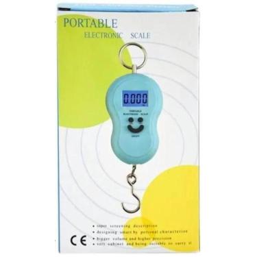 Imagem de Balança Digital Portáti De Gancho Mão Com Tara 50Kg - Top Chef