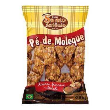 Imagem de Kit c/ 2 Pe De Moleque Com Acucar Mascavo Santo Antonio 300g - Santo A