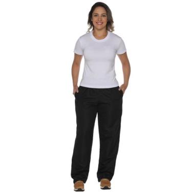 Imagem de Calça esportiva de agasalho - Demorgan Uniformes, Preto, M