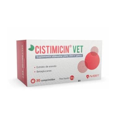 Imagem de Cistimicin Vet C/30 Comprimidos Suplemento Para Cães E Gatos - Avert