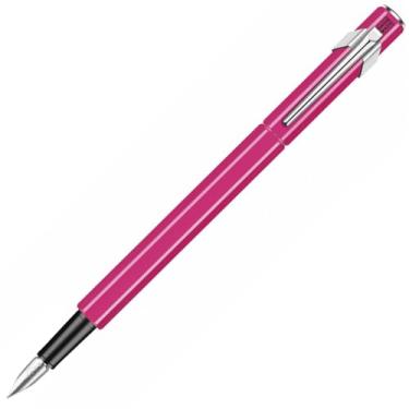 Imagem de Caran d'Ache Caneta-tinteiro 849 0841-090, F, ponta fina, rosa fluorescente, tipo de uso duplo
