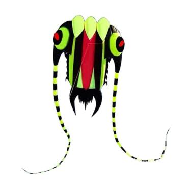 Imagem de simhoa Pipada de Trilobita para crianças adultos novatos portáteis de poliéster fácil de brinquedo voador enorme panfleto fácil para parque quintal