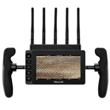 Imagem de SMALLHD Monitor de câmera Ultra 5 com tela sensível ao toque de 1920 x 1080 de 5 polegadas e módulo de monitor receptor Teradek Bolt 6 750 integrado para controle sem fio de atraso zero (suporte