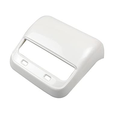 Imagem de STAMOO Tampa de saída de saída de ar traseira para Tesla Model 3/Y 2016-2023 (não aplicável ao modelo 3 Highland) Capa de saída de ar traseira traseira acessórios de carro (branco brilhante)