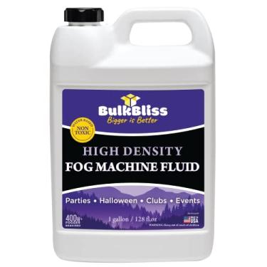 Imagem de BulkBliss Fluido para máquina de neblina, fórmula líquida interna para festas e eventos, fumaça de alta densidade, 3,5 litros