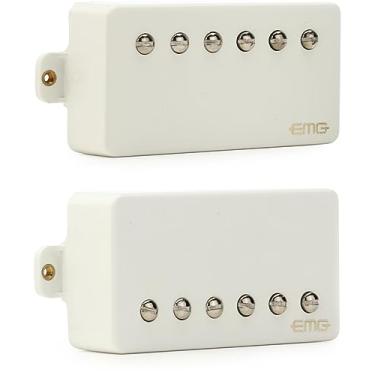 Imagem de EMG Conjunto de captador de guitarra Humbucker REV Revelation Signature Passive Alnico 2, branco