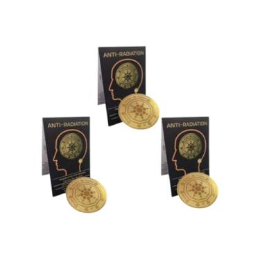 Imagem de Kit de 3 Selos Magnéticos Anti-Radiação: Proteção Superior EMF com Tecnologia de Radiestesia e Geometria Simbólica - Neutraliza Campos Eletromagnéticos, Ideal para Dispositivos Eletrônicos