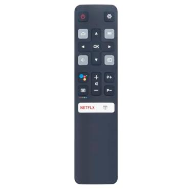 Imagem de ECONTROLLY ARC802V FMR1 Controle remoto de substituição de voz compatível com TCL Android TV 06-BTZNYY-URC802V 32S330 43S434 50S434 55S434 43S6800FS 40A323 43S6510FS 49S65000FS FS 50PP 8S 50P8