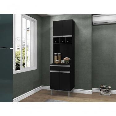 Imagem de Paneleiro Duplo Balcão Compacto Andreia Preto