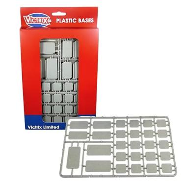 Imagem de Wargames Delivered - Conjunto 1 de bases de plástico Victrix – Bases em miniatura de plástico rígido para jogos de guerra e bonecos de mesa – Adequado com sistema napoleônico Victrix