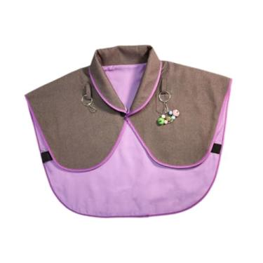 Imagem de Fenteer Parrot Anti Scratch Bird cocô Protetor de ombro para fazer fralda de pássaro para cockatiels pombos cacatuas periquitos periquito periquito, Roxo