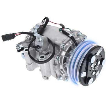 Imagem de Compressor de ar condicionado AC com embreagem para Honda Civic 1.8L 2006-2011, compressor de ar condicionado de carro para Civic substitui 38800-RNA-A01, CO 4918AC, 38810RNAA02 – Tipo TRSE07, óleo