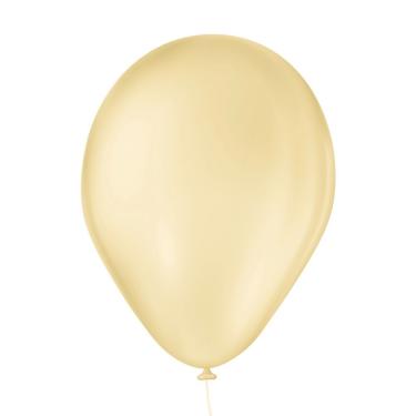 Imagem de Balão São Roque Bege Liso 7 Polegadas - 50 Unidades