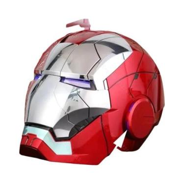 Imagem de Capacete do Homem de Ferro Mk5 - Máscara Elétrica Ativada por Voz, Luz