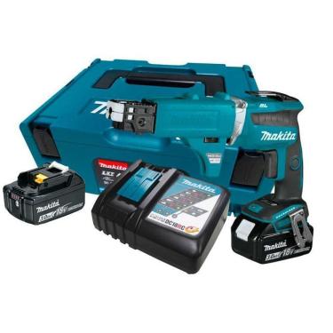 Imagem de Parafusadeira Para Gesso Sem Fio Makita Dfs452Fjx2 - 3.0Ah