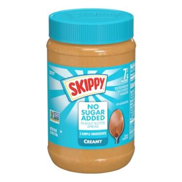 Imagem de Manteiga Pasta de Amendoim Americana SKIPPY NO SUGAR ADDED (Sem Açúcar) 454g