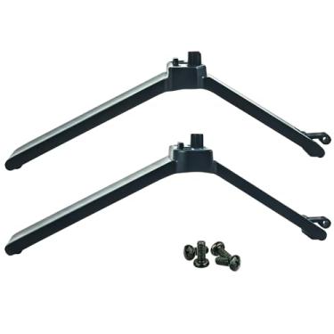 Imagem de Suporte base de substituição para Toshiba Smart TV 50C350LU 55C350LU, pernas de TV antiderrapantes para Toshiba TV 50 polegadas 55 polegadas 4K UHD 50C350LU 55C350LU, suporte de TV de mesa para