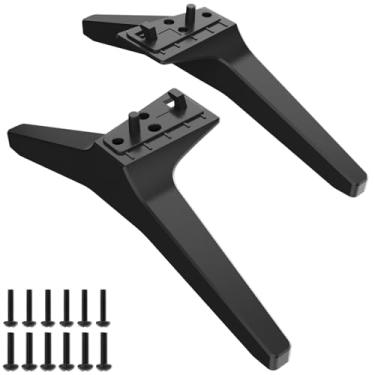 Imagem de Suporte para substituição de pernas de TV LG, pernas de suporte de TV para LG TV 70 75 polegadas 70UJ6570 70UJ657A 70UM7370 70UM7350 70UM6970PUA 70UM7170 70UN6955 70UN7370 75UJJ66470 75UJ657A 75UJ6450 75UM6970 75UM7100 com parafusos