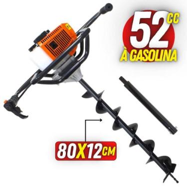 Imagem de Perfurador de Solo Para Construção Civil Vulcan VPS520 2T 52cc Com Bro