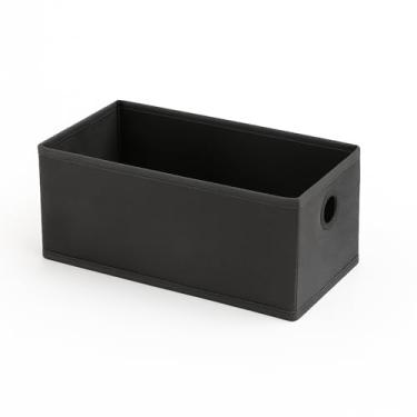 Imagem de Caixa Organizadora Dobrável Multiuso Cinza 28x14x13 cm TNT Fácil de limpar Anti-poeira Anti-umidade Praticidade Estilo e Versatilidade!