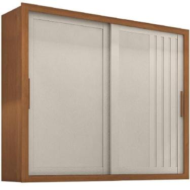 Imagem de Guarda Roupas Casal Ripado 2 Portas De Correr 4 Gavetas Trianon Zanzin