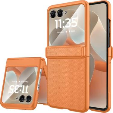 Imagem de Miimall Capa Slim Fit para Motorola Razr 2025, Moto Razr 2025 com proteção de dobradiça [proteção de tela e câmera][grau militar à prova de choque] Capa resistente resistente à queda de aderência