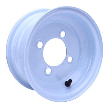 Imagem de Diydeg 19x7-8 Aro de Roda ATV, Orifícios de 4 Parafusos de Alumínio de 8 Polegadas ATV, Cubo de Borda de Roda Dianteira e Traseira para Go Kart, Quad Bicicletas