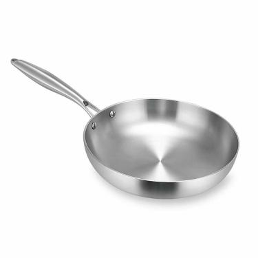 Imagem de Frigideira Supreme Aço Inox N° 28 Fundo Triplo 2,7 Litros Gp696 - Gp Inox