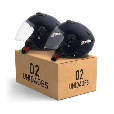Imagem de Kit 2 Capacete Aberto New Atomic Elite Masculino Feminino Pro Tork, AZ