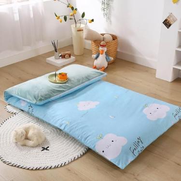 Imagem de Capa De Colchão De Algodão 100% Futon Japonês,capa Protetora De Colchão De Tatame,capa Com Zíper,capa De Futon Lavável Na Máquina,para Capa De Colchão De Chão De Futo, E, 90x200cm/35x78