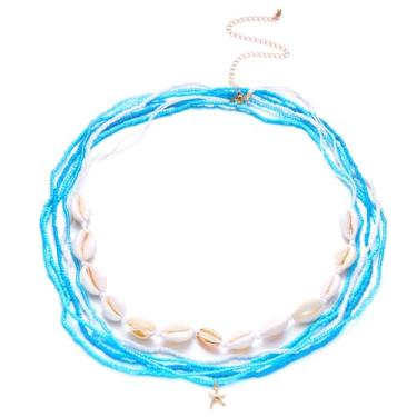 Imagem de Conjunto de correntes de contas de cintura boho coloridas para o verão, corrente de barriga africana, contas elásticas para perda de peso, correntes corporais, joias de biquíni para mulheres