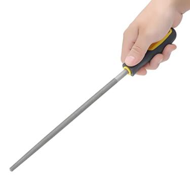 Imagem de Zerodis Runmühlen Aço Arquivo -Rac para o Envio de Orifícios Redondos e Superfícies Côncavas Com Uma Longa Vida útil para Várias Aplicações (Arquivo redondo de dentes finos de 10 polegadas)