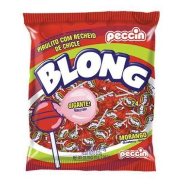 Imagem de Pirulito blong morango c/24 - Sem marca